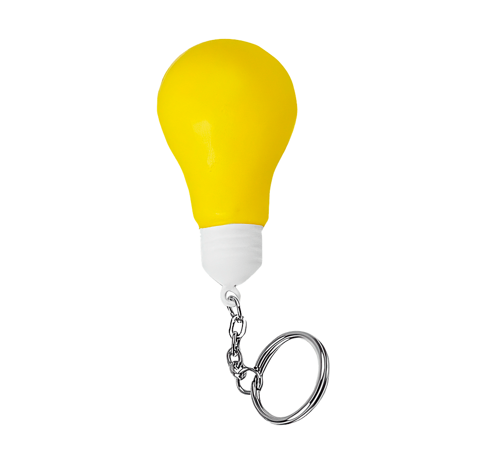 Lightbulb Stress Reliever Key Chain-default