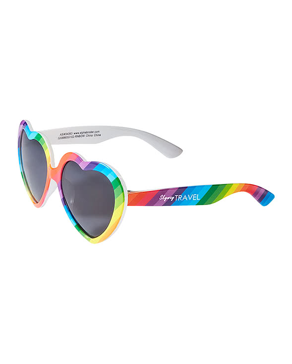 Rainbow Pride Heart Sunglasses