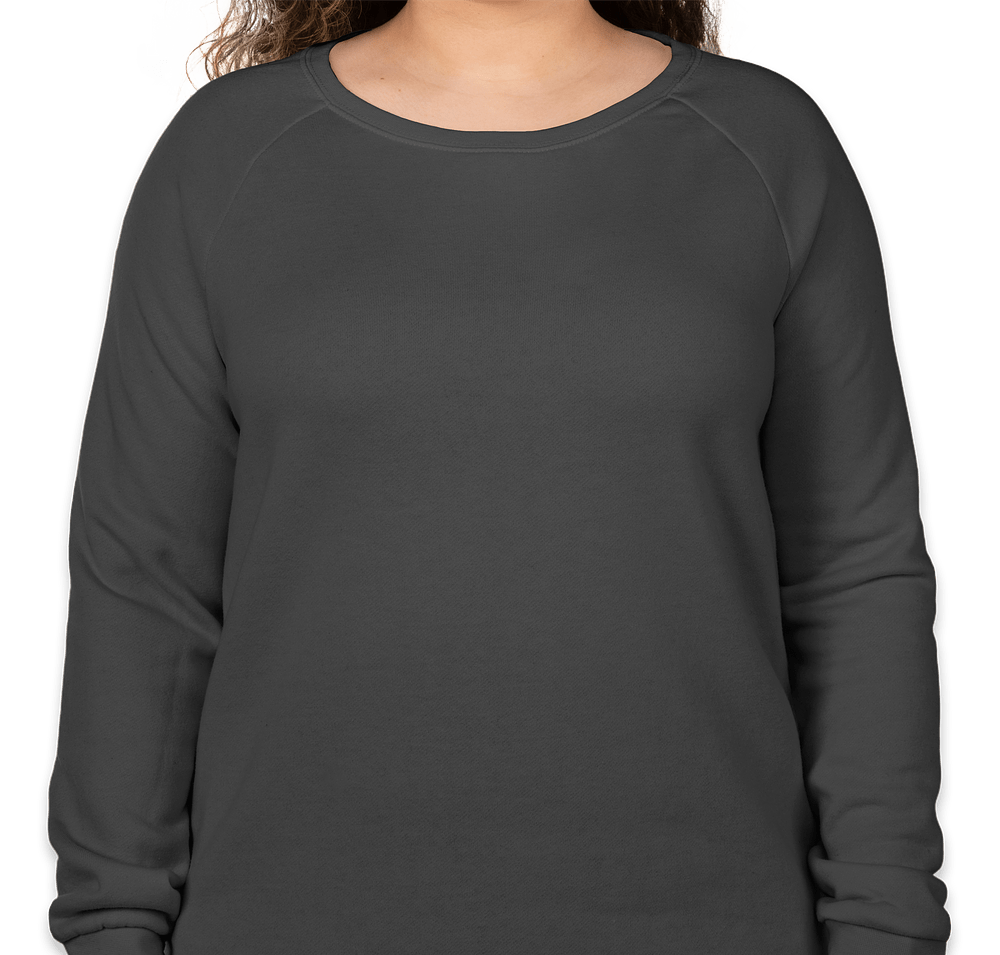 Independent Trading Women's California Wave Wash Crewneck Sweatshirt-default