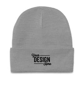 Atlantis Headwear Pure Cuff Beanie - Color: Light Grey Melange