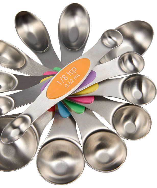 Kitchi 8-Piece Magnetic Measuring Spoon Set