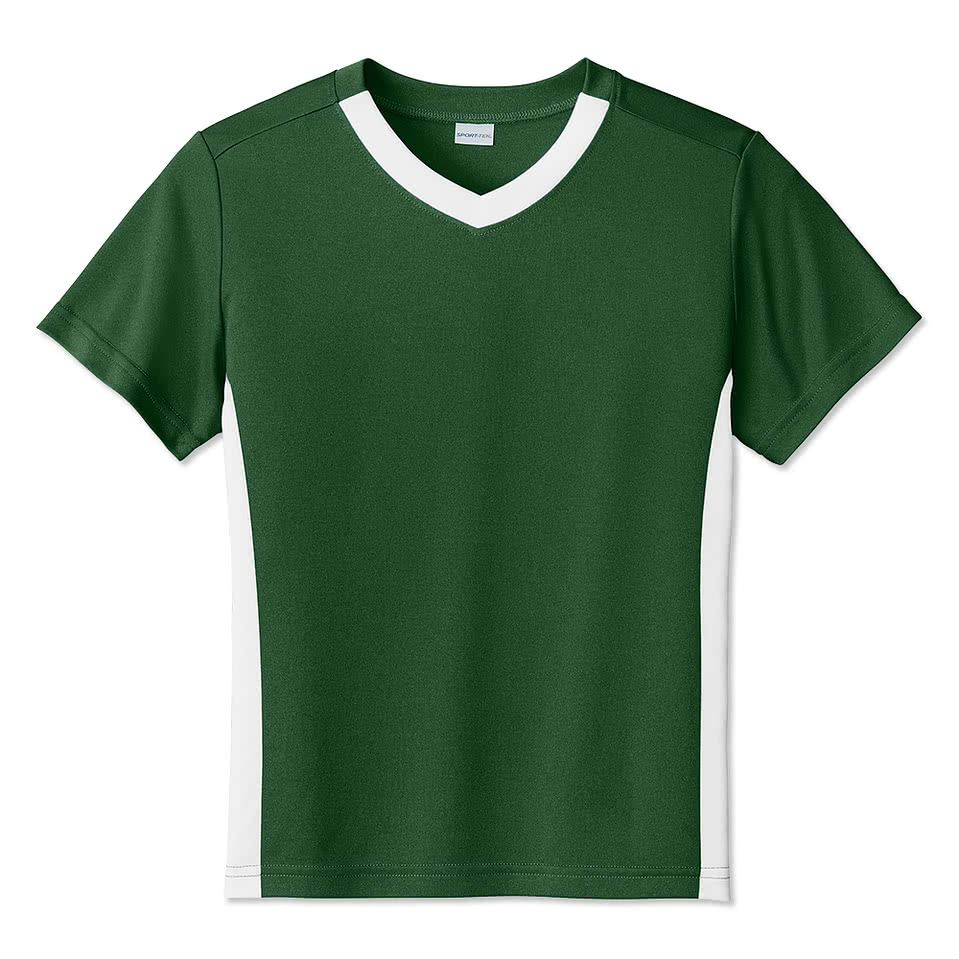 Sport-Tek Youth Competitor United V-Neck Performance Jersey