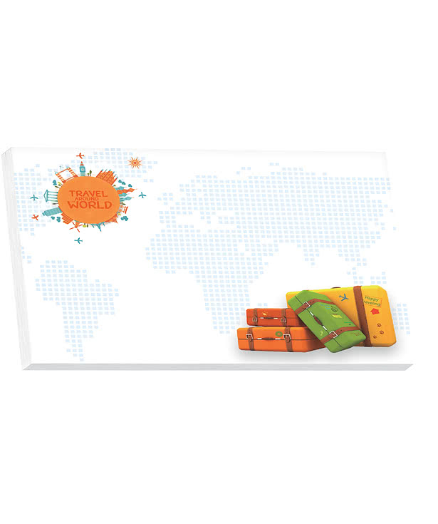 Full Color Souvenir Sticky Note - 5" x 3" - 25 sheets/pad (Case of 500)