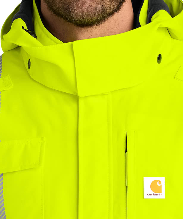 Carhartt Class 3 Waterproof Heavyweight Insulated Safety Jacket