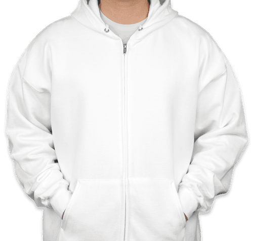 Hanes white hoodie sweatshirt hotsell