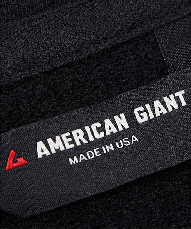 American Giant USA-Made Cadet Collar Full Zip Sweatshirt