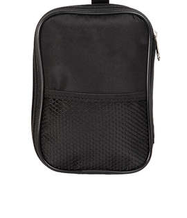 Golf Accessories and Valuables Zippered Pouch - Color: Black