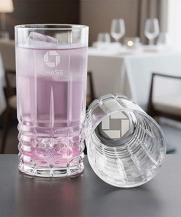 Laser Etched 12.5 oz. Fortino Hiball Glass