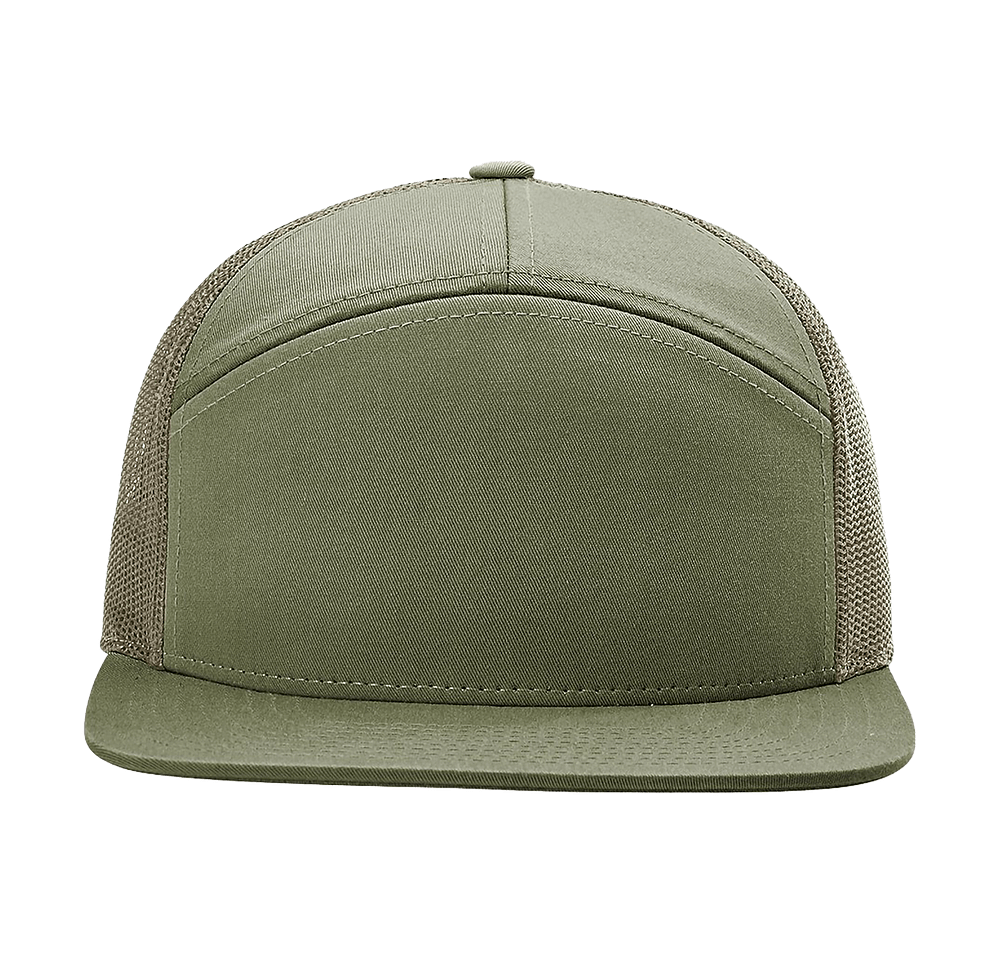 Richardson 7-Panel Structured Trucker Hat-default