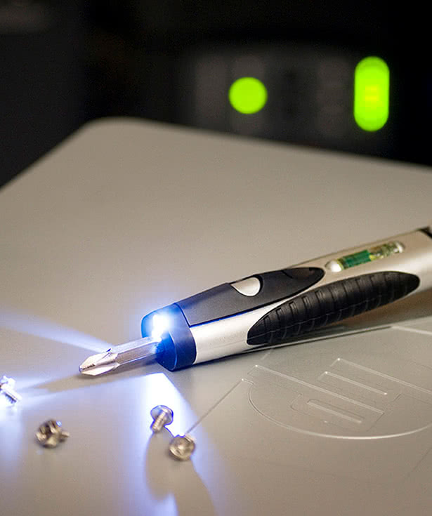 Level Light Screwdriver Pen