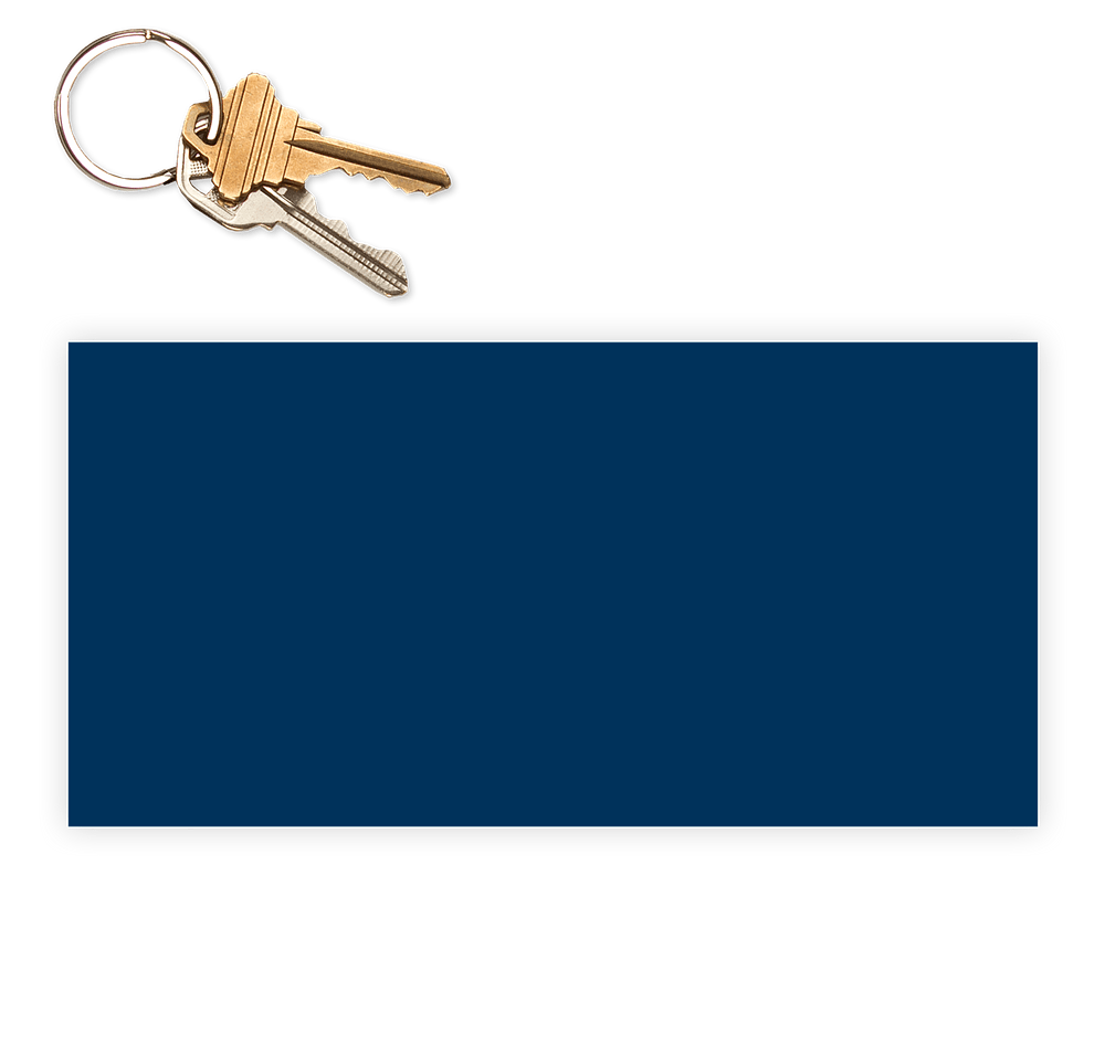 7.5 in. x 3.75 in. Rectangular Bumper Sticker-default