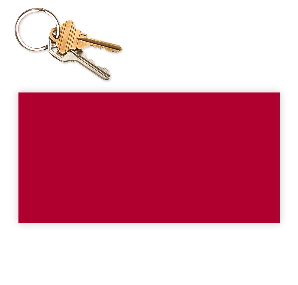 7.5 in. x 3.75 in. Rectangular Bumper Sticker-default