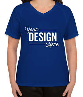 Augusta Women's Attain Raglan Performance Shirt - Color: Royal