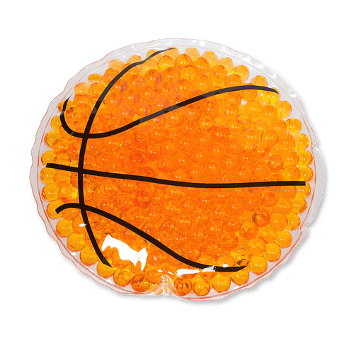 Basketball Aqua Pearls Hot/Cold Pack in Orange