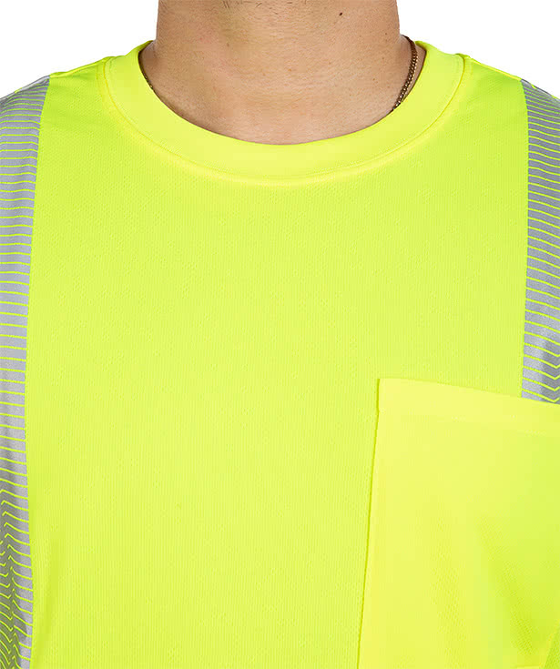 Red Kap Class 3 Hi-Vis Long Sleeve Safety Pocket T-shirt
