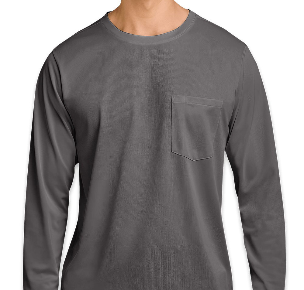 Harriton Charge Snag and Soil Protect Long Sleeve Performance Shirt-default