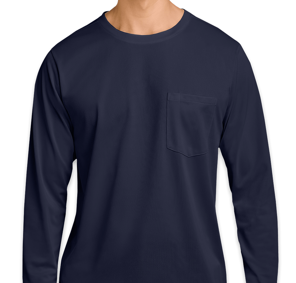 Harriton Charge Snag and Soil Protect Long Sleeve Performance Shirt-default