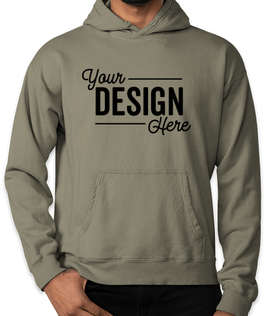 Hanes ComfortWash Garment Dyed Pullover Hoodie - Color: Faded Fatigue
