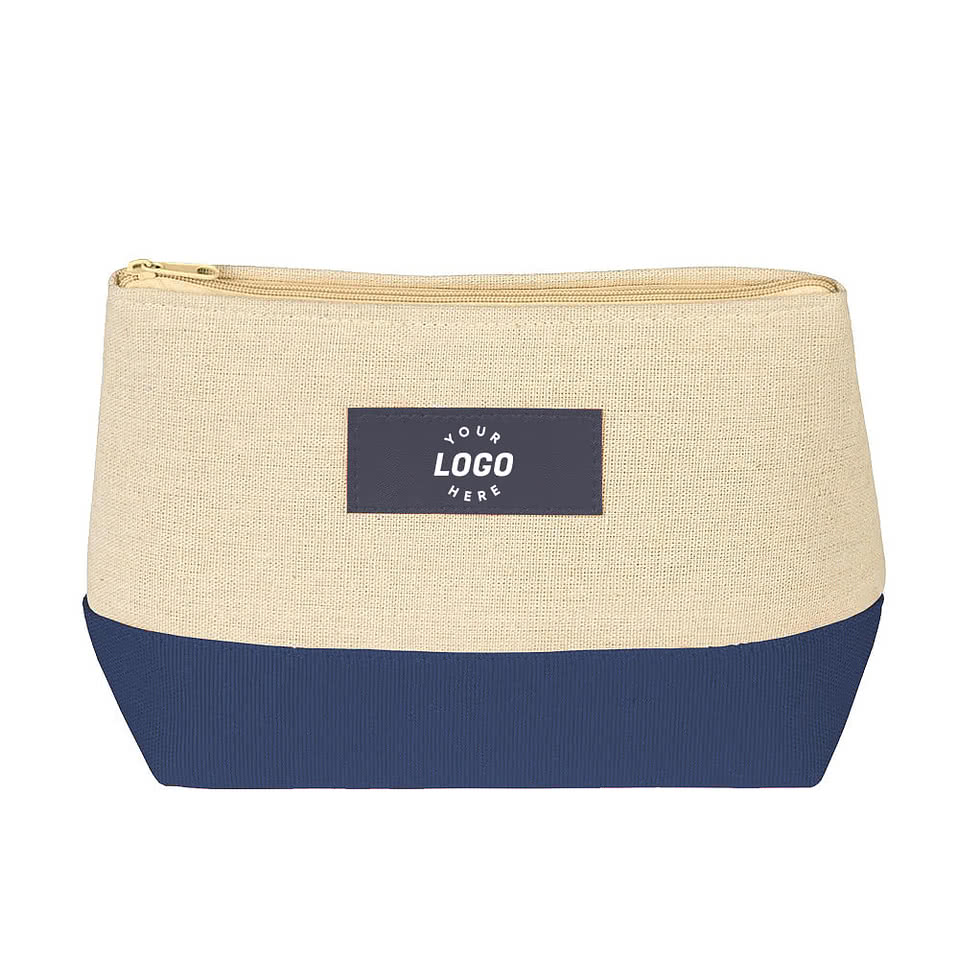 Zippered Pouch with Color Accent