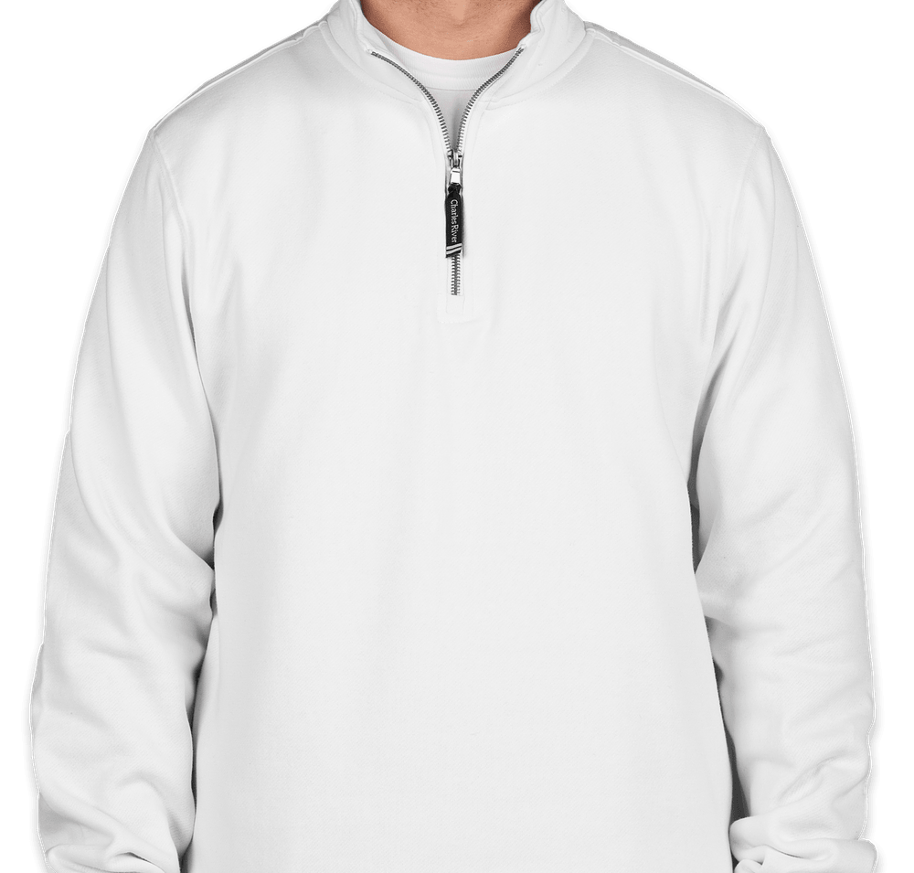 Charles River Crosswind Quarter Zip Sweatshirt - Embroidered-default