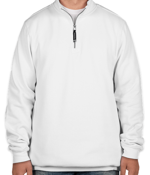 quarter zip pullover with front pocket