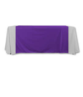 Full Color 57" LazerLine Table Runner - Color: Grape