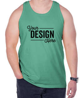 Hanes ComfortWash 100% Cotton Garment Dyed Tank - Color: Spanish Moss
