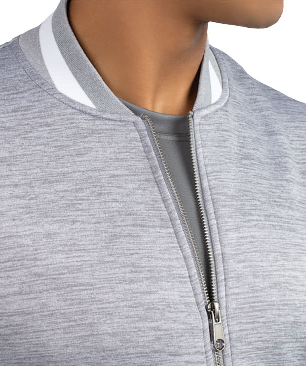 Holloway V-Street Striped Fleece Jacket