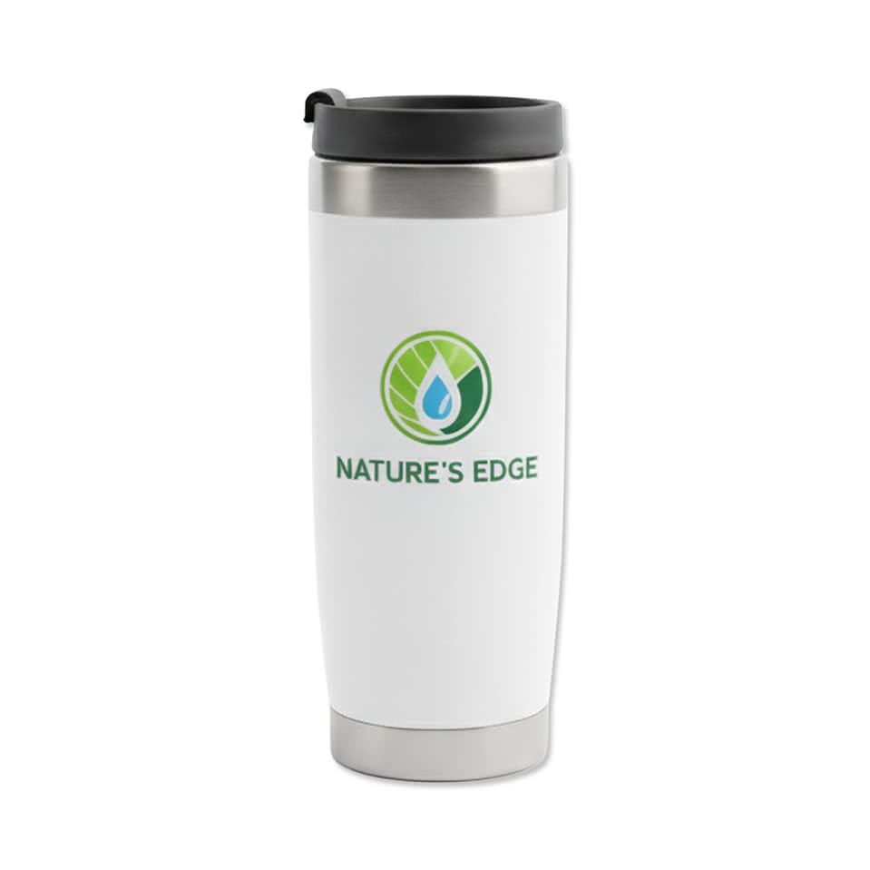 Full Color 15 oz. Travel Stainless Steel Insulated Tumbler