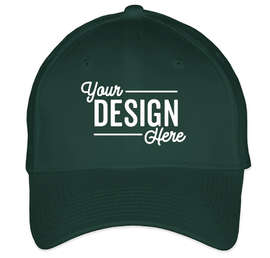 New Era 39THIRTY Stretch Fit Cotton Hat - Color: Dark Green