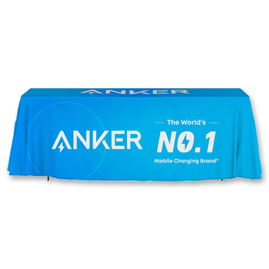 Drape Openback 6ft Table Cloth in White