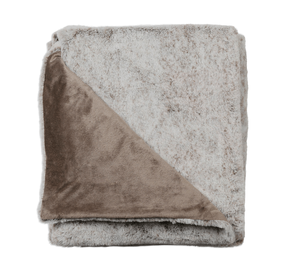 Luxe Faux Fur Throw Blanket-default