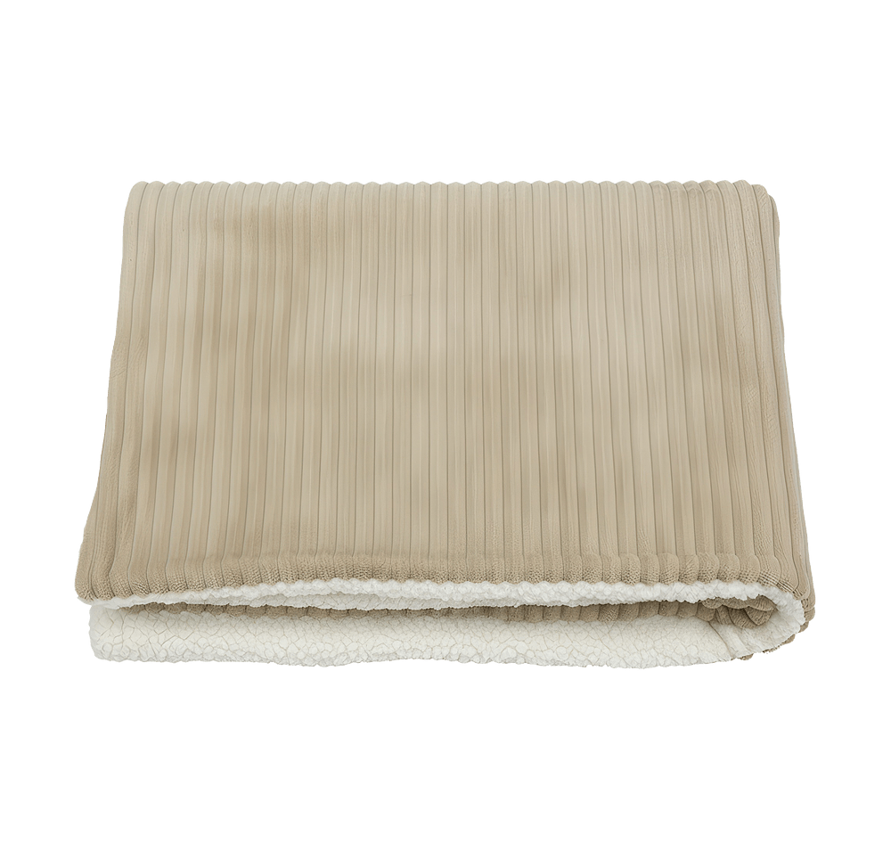 Fireside Sherpa & Flannel Blanket-default