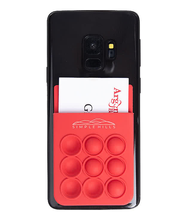 Push Pop Phone Wallet
