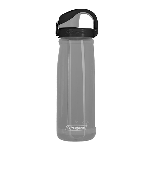 Nalgene 24 oz. Sustain Tritan On-The-Fly Water Bottle in Smoke Grey / Black
