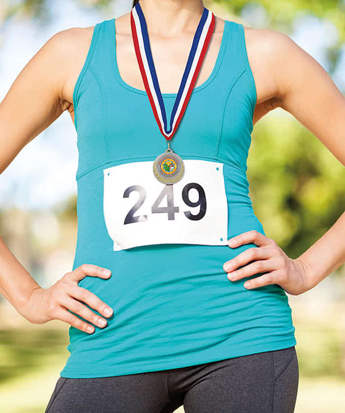 Full Color Laurel Wreath Medal