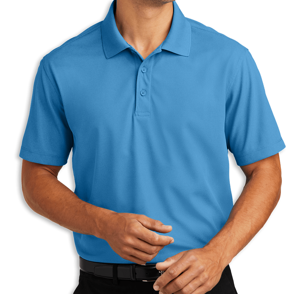 Port Authority Dry Zone Grid Performance Polo-default