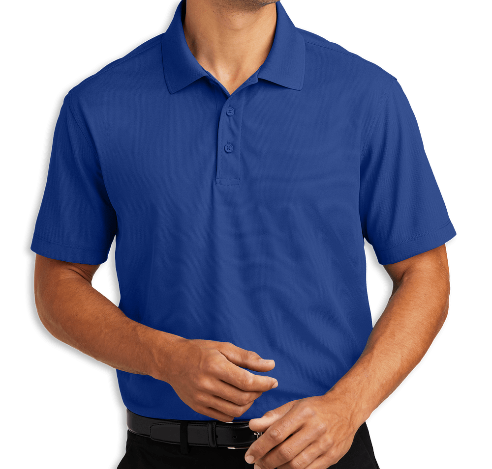 Port Authority Dry Zone Grid Performance Polo-default