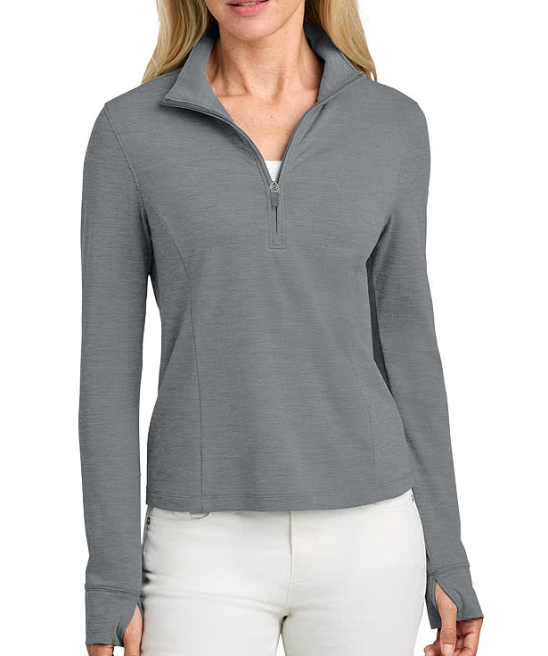TravisMathew Women's Onward Stretch Half Zip Pullover