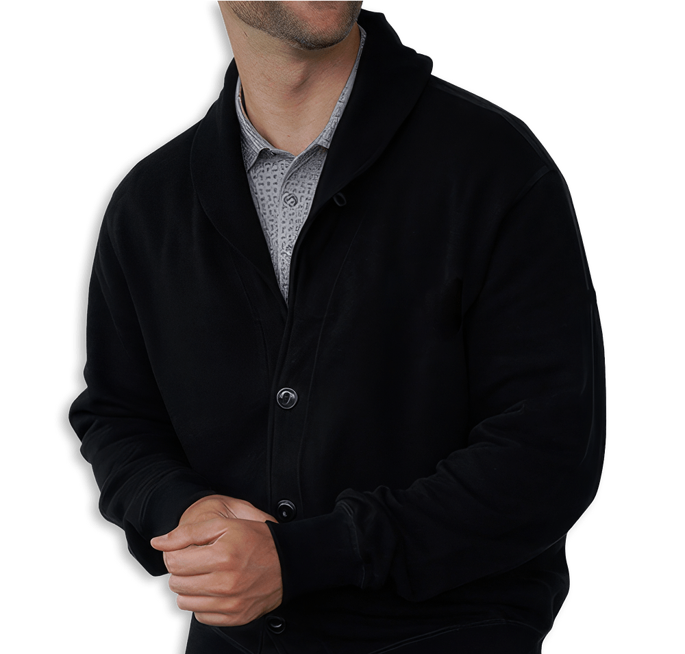 Redwood Classics Hector French Terry Button-Front Cardigan-default