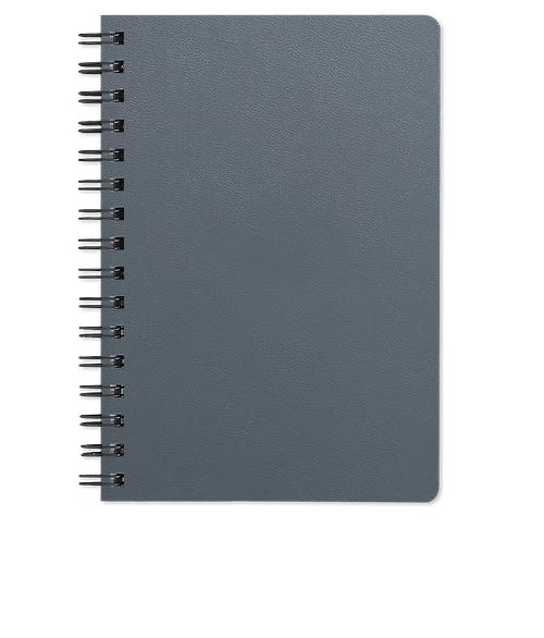 Castelli WireO Flex Slimline Medio White Lined Pg Journal in Gray