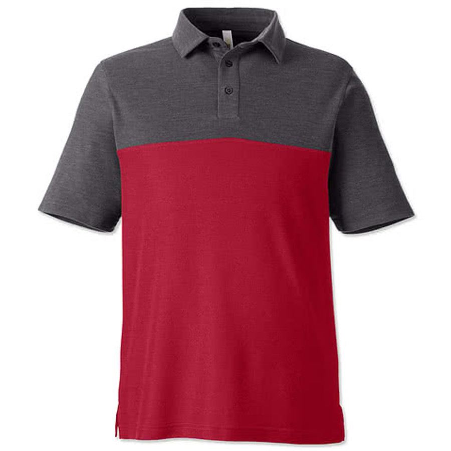 CORE365 Fusion ChromaSoft Colorblock Performance Polo