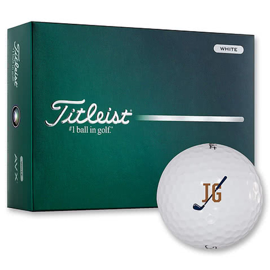 Titleist AVX Golf Balls (Box of 12) in White