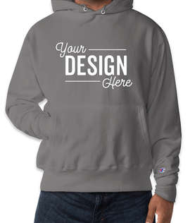 Champion Heavyweight Reverse Weave Pullover Hoodie - Color: Stone Grey