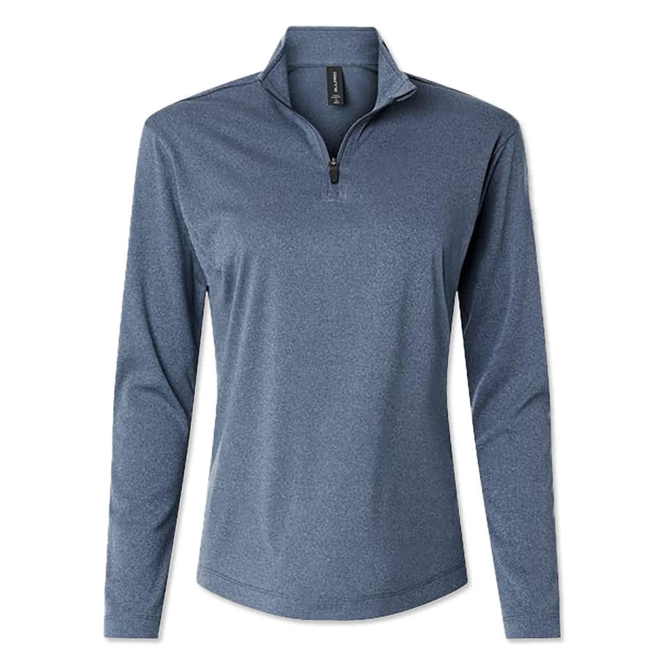AllPro Women's Pro-Lock UPF 50 Quarter Zip Performance Shirt - Printed
