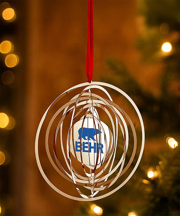Dazzling Round Pop Out Ornament