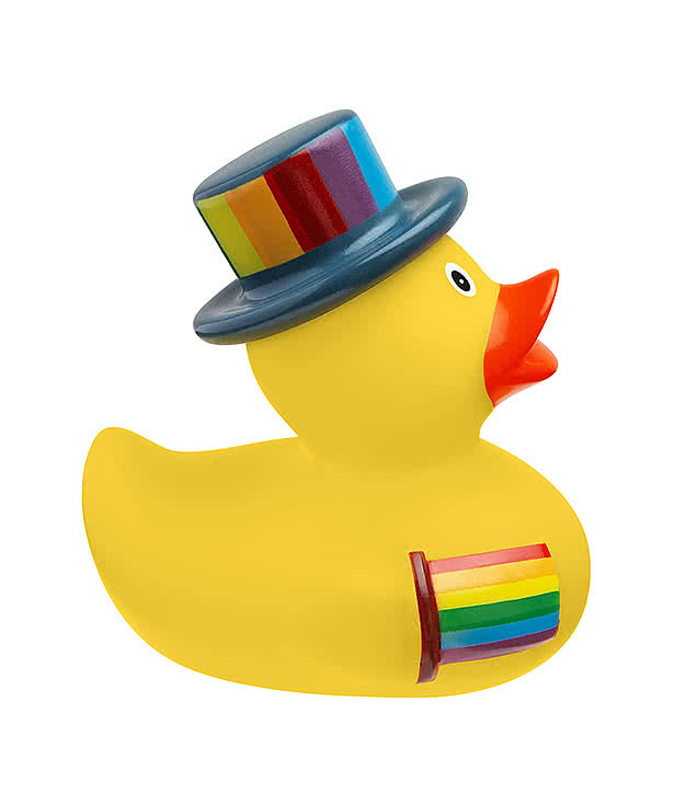 Rainbow Pride Rubber Duck