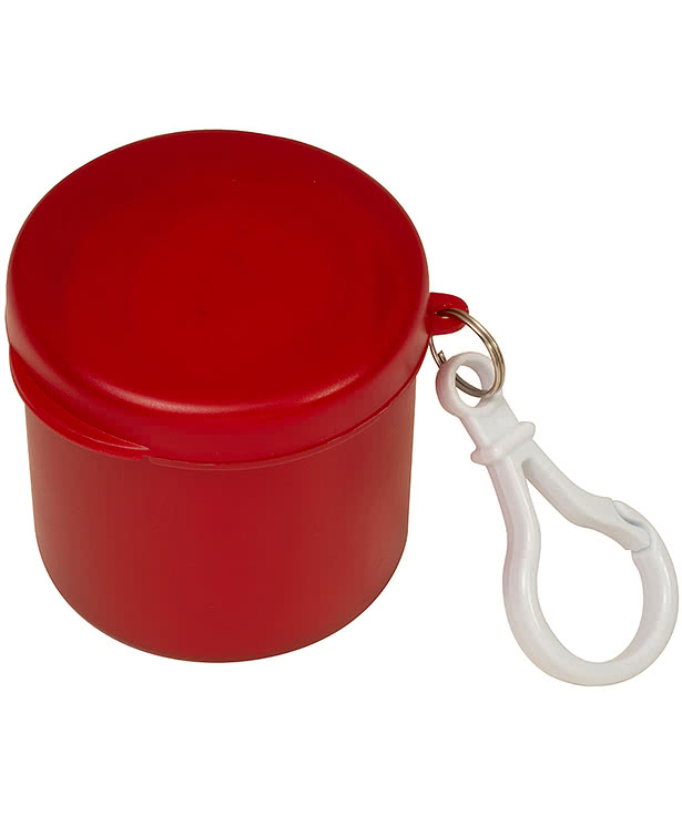 Poncho In Carabiner Case