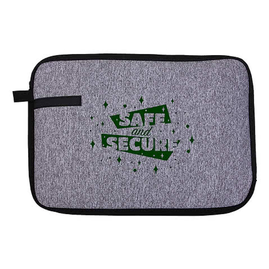 Full Color Heather 15" Laptop Sleeve in Blue