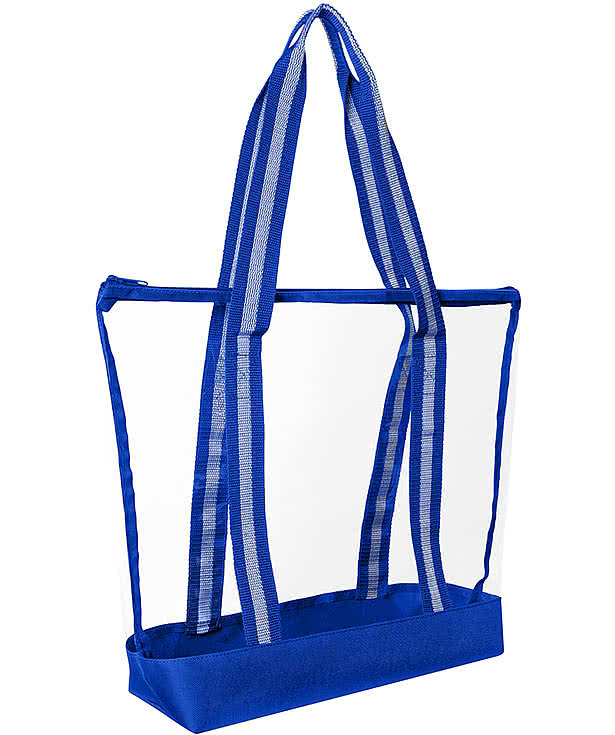 All Access Zippered Clear Tote Bag